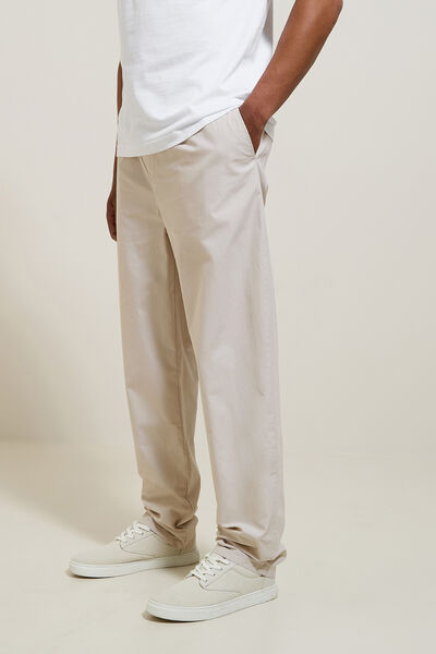 Pantalon coupe relax uni