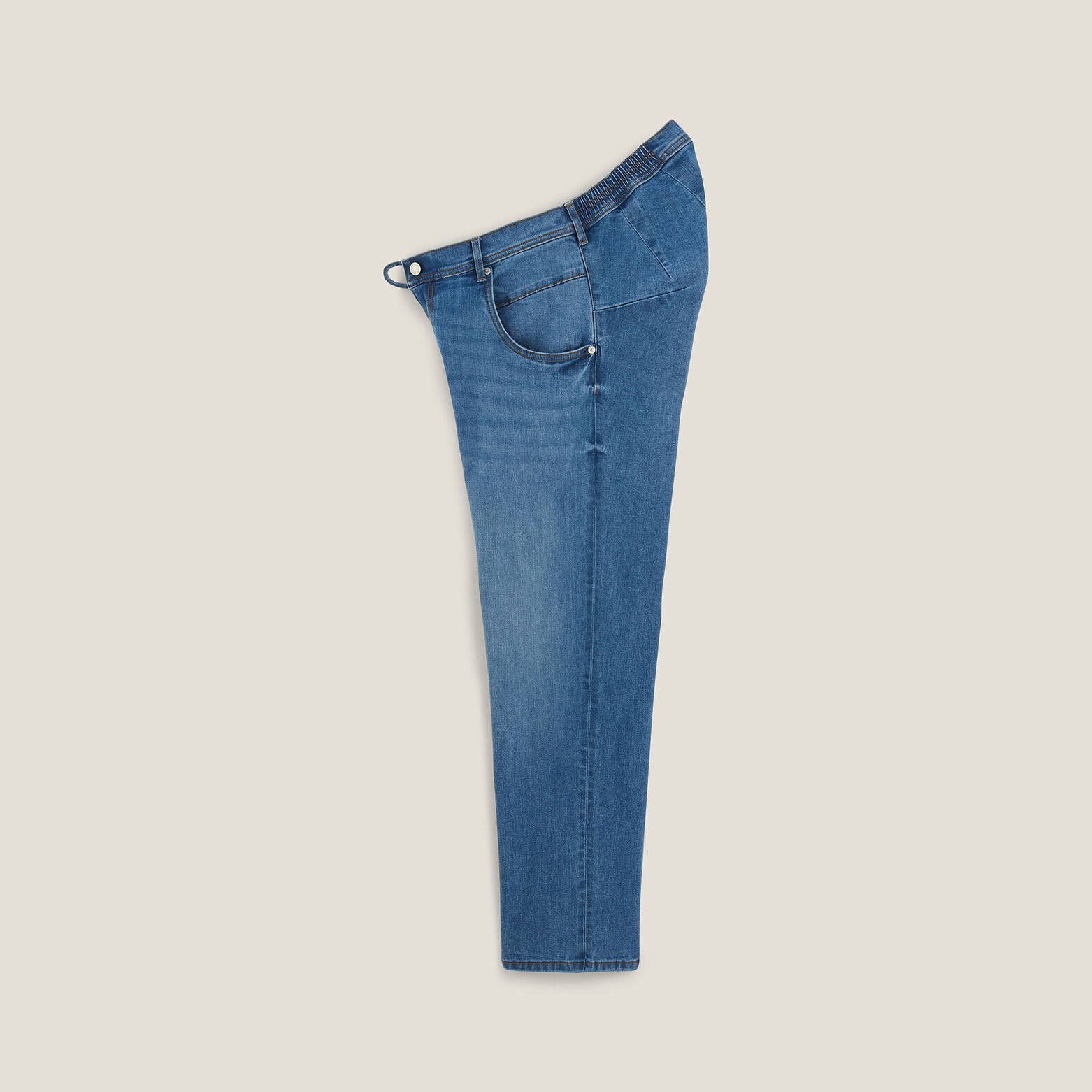 Pantalon Denim Bleu moyen