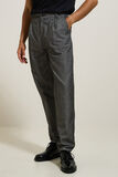 Pantalon relax en twill bi-ton