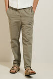 Pantalon jogger contenant du lin