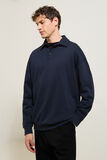 Sweat col polo relax uni