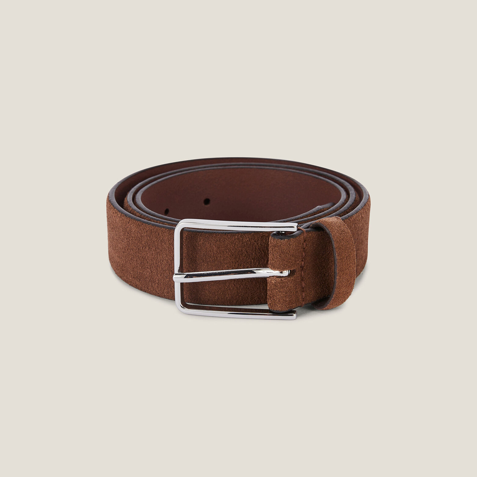 Ceinture en cuir suède