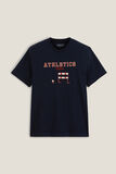 T-shirt met Athletics Team-print, Peanuts-licentie