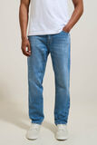 Relaxte jeans, 3 lengtes, in gerecycled katoen