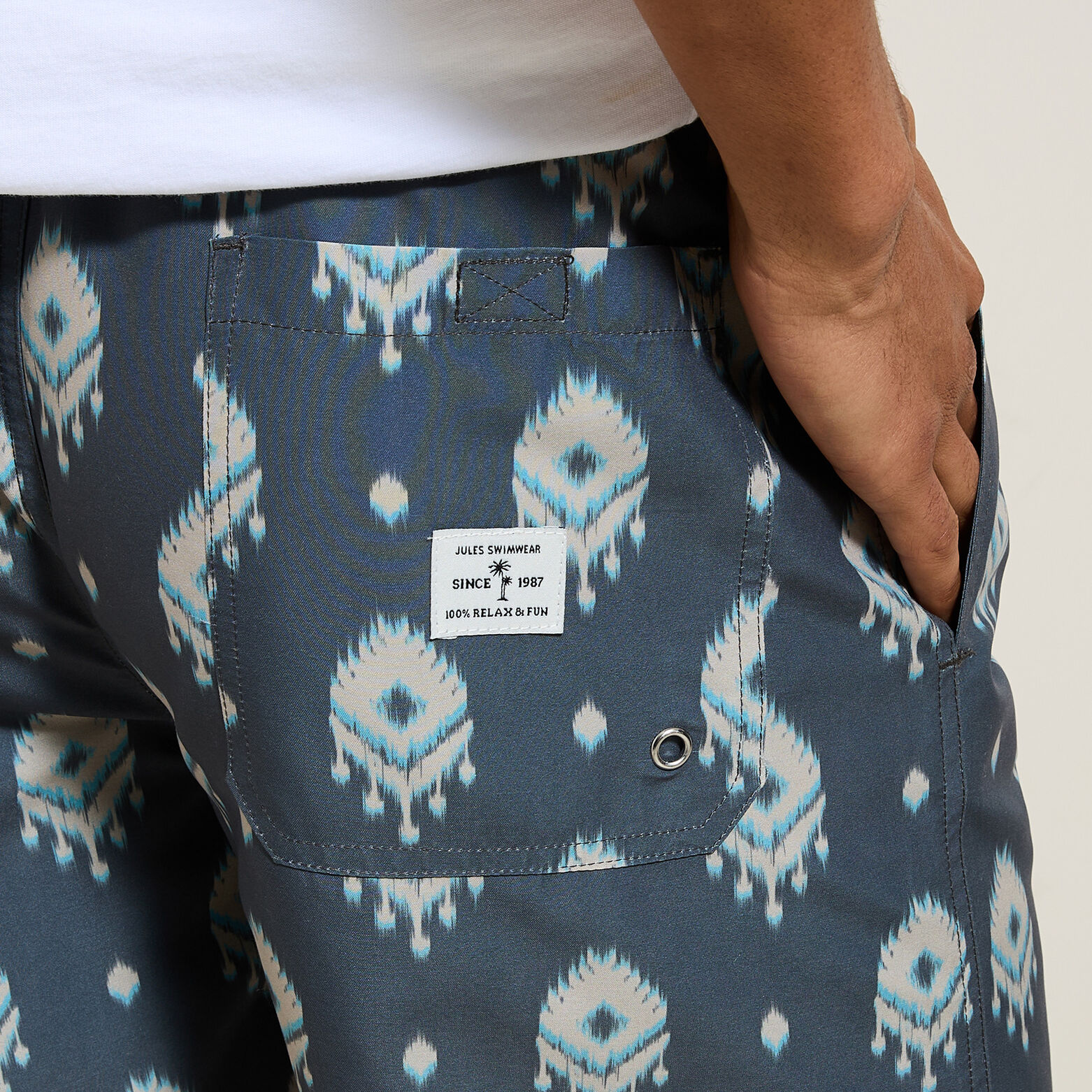 Zwemshort met fantasieprint