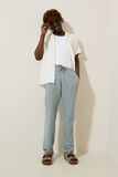 Pantalon en gaze de coton uni