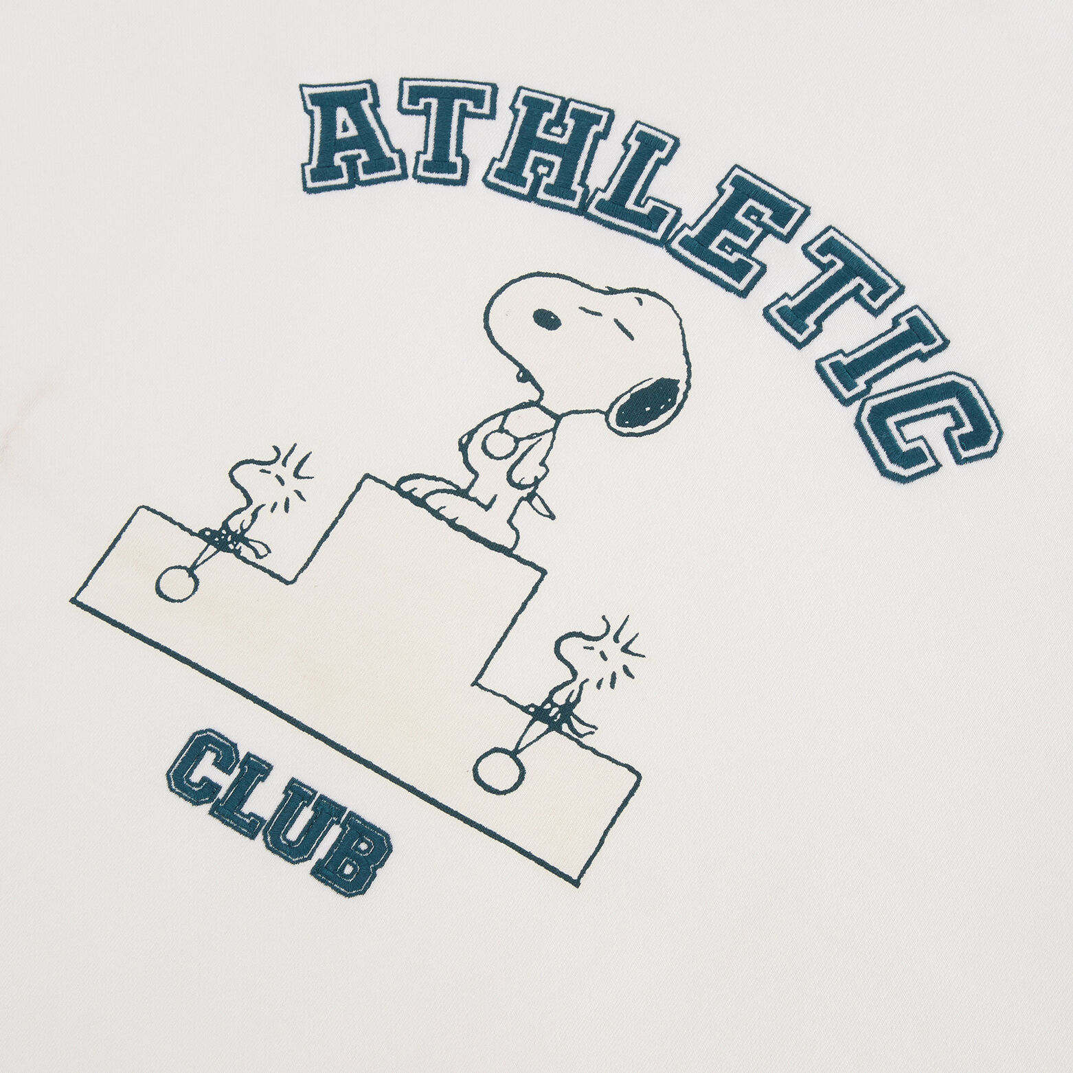 Sweater met Athletic Club-print, Peanuts-licentie