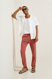 Pantalon en gaze de coton uni