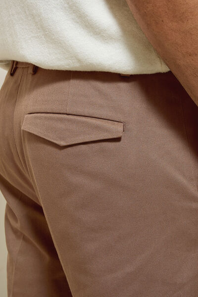 Pantalon regular en twill