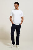 Straight jeans in ruw denim