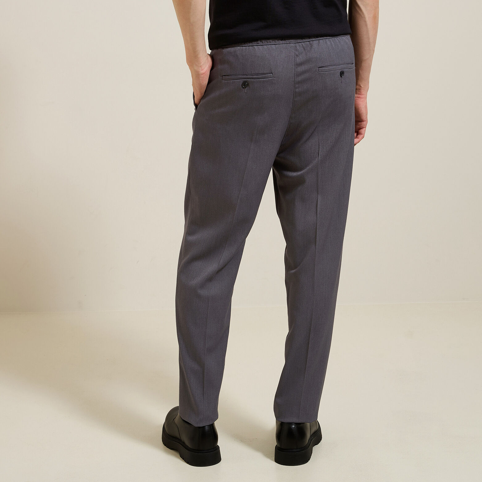 Pantalon relax uni