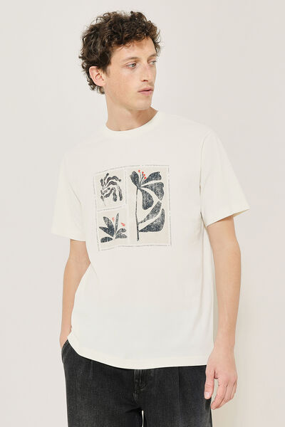 T-shirt aangebrachte print vooraan