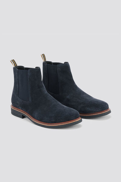 Chelsea boots in leer