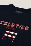 T-shirt met Athletics Team-print, Peanuts-licentie