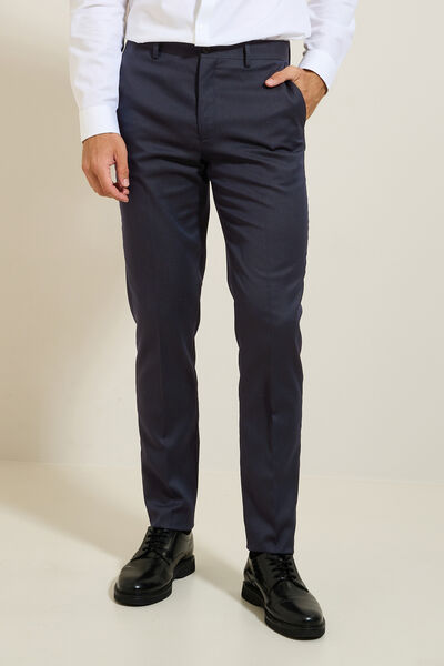 Pantalon de costume uni slim