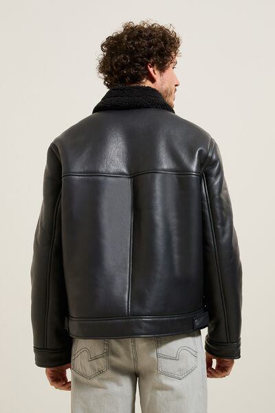 Blouson bombardier en sherpa