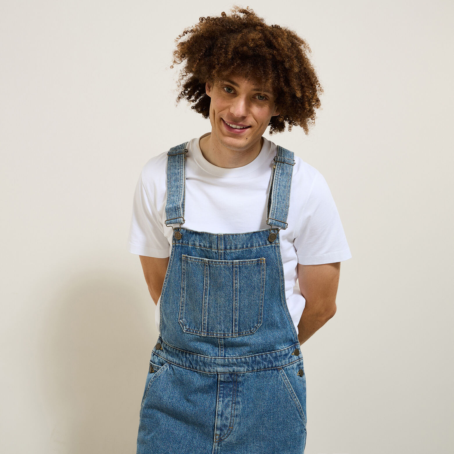 Overall in denim