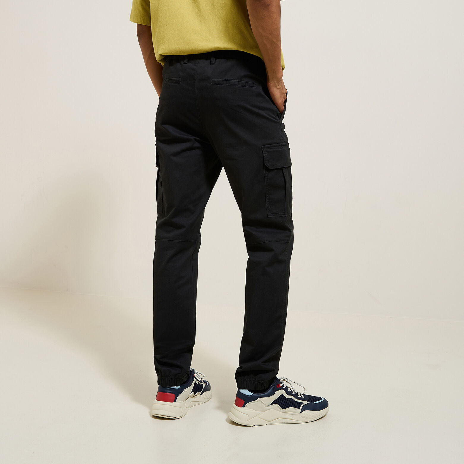 Pantalon cargo uni