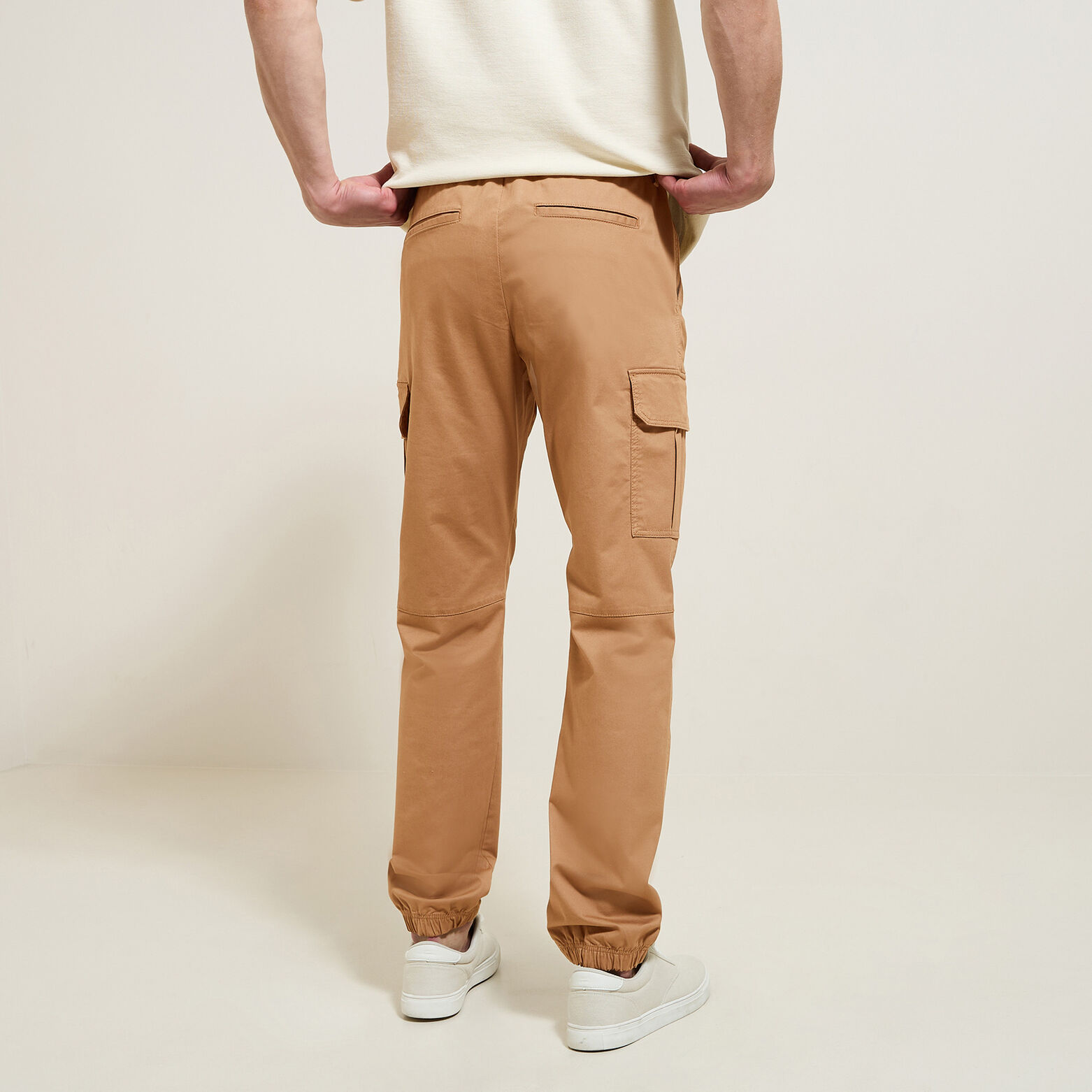 Pantalon cargo uni