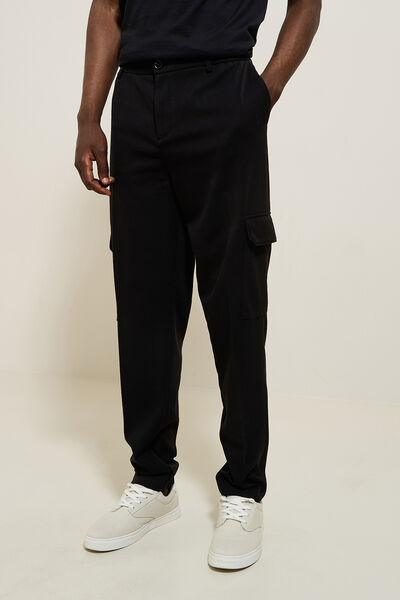 Pantalon cargo coupe relax