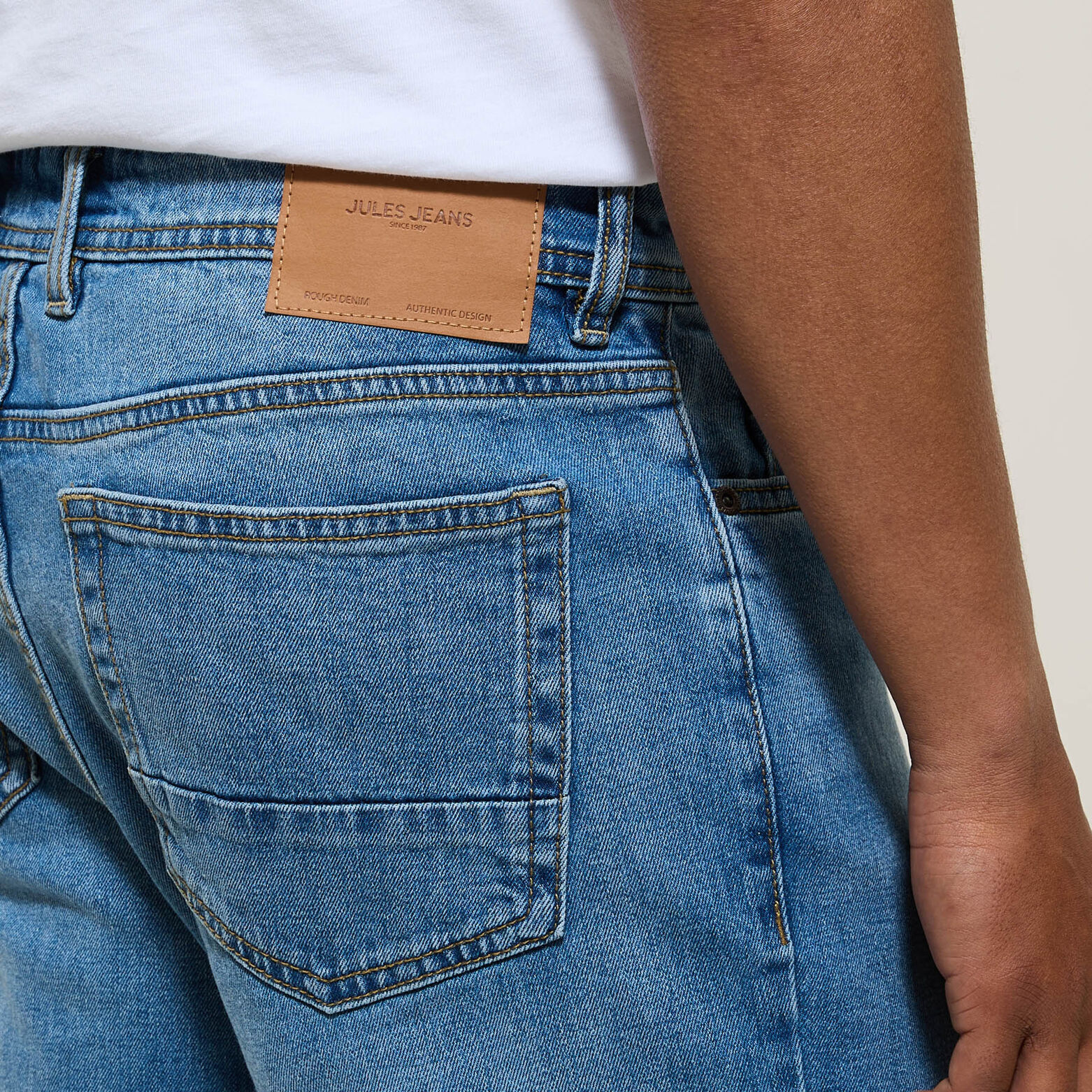 Jean tapered slim 3 longueurs