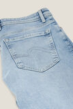 Straight, gebleekte jeans, 3 lengtes