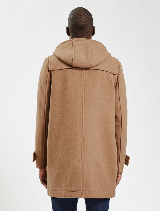 Manteau style duffle-coat avec capuche