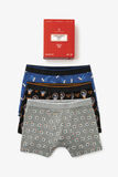 Coffret 3 boxers fantaisies