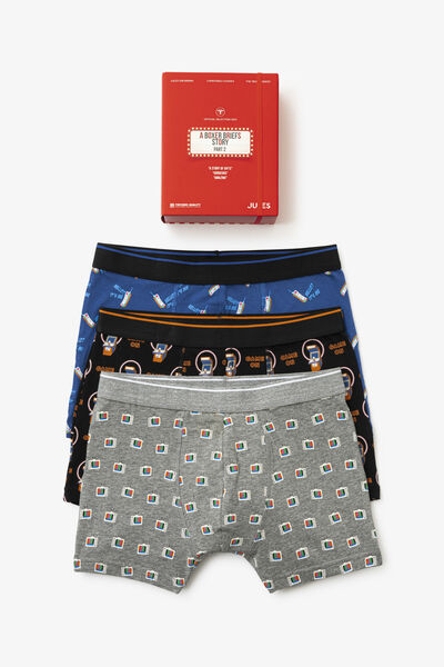 Coffret 3 boxers fantaisies