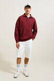 Sweat col polo relax uni