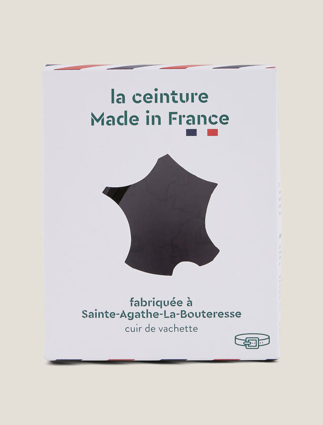 Ceinture en cuir made in France