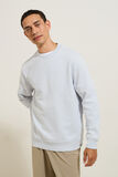 Effen sweater met ronde hals