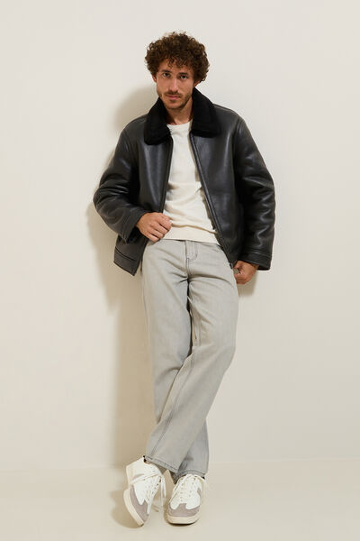 Blouson bombardier en sherpa