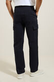 Pantalon cargo droit uni