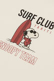 Tee shirt imprimé Surf Club licence Peanuts