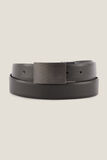 Ceinture en cuir saffiano avec plaque