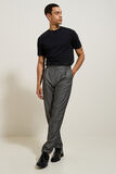 Pantalon relax en twill bi-ton