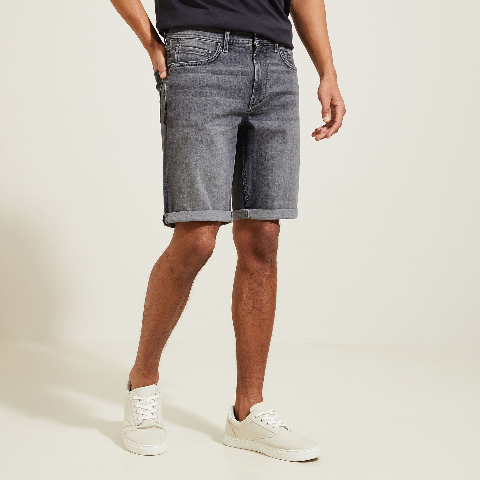 Urbanflex denim bermuda