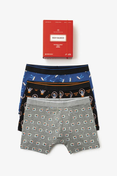 Coffret 3 boxers fantaisies