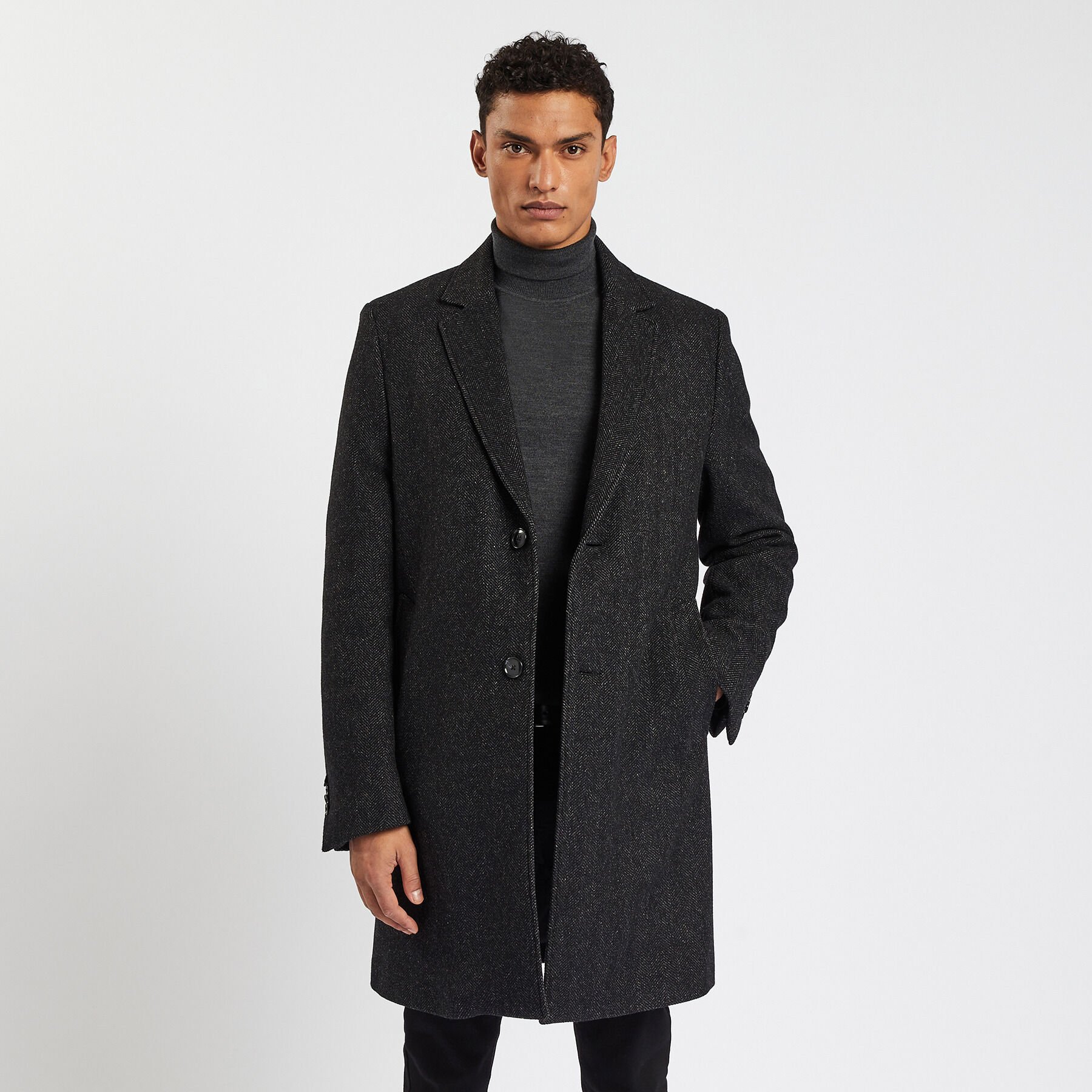 Manteau long homme manteaux 3 4 vestes longues hiver Jules