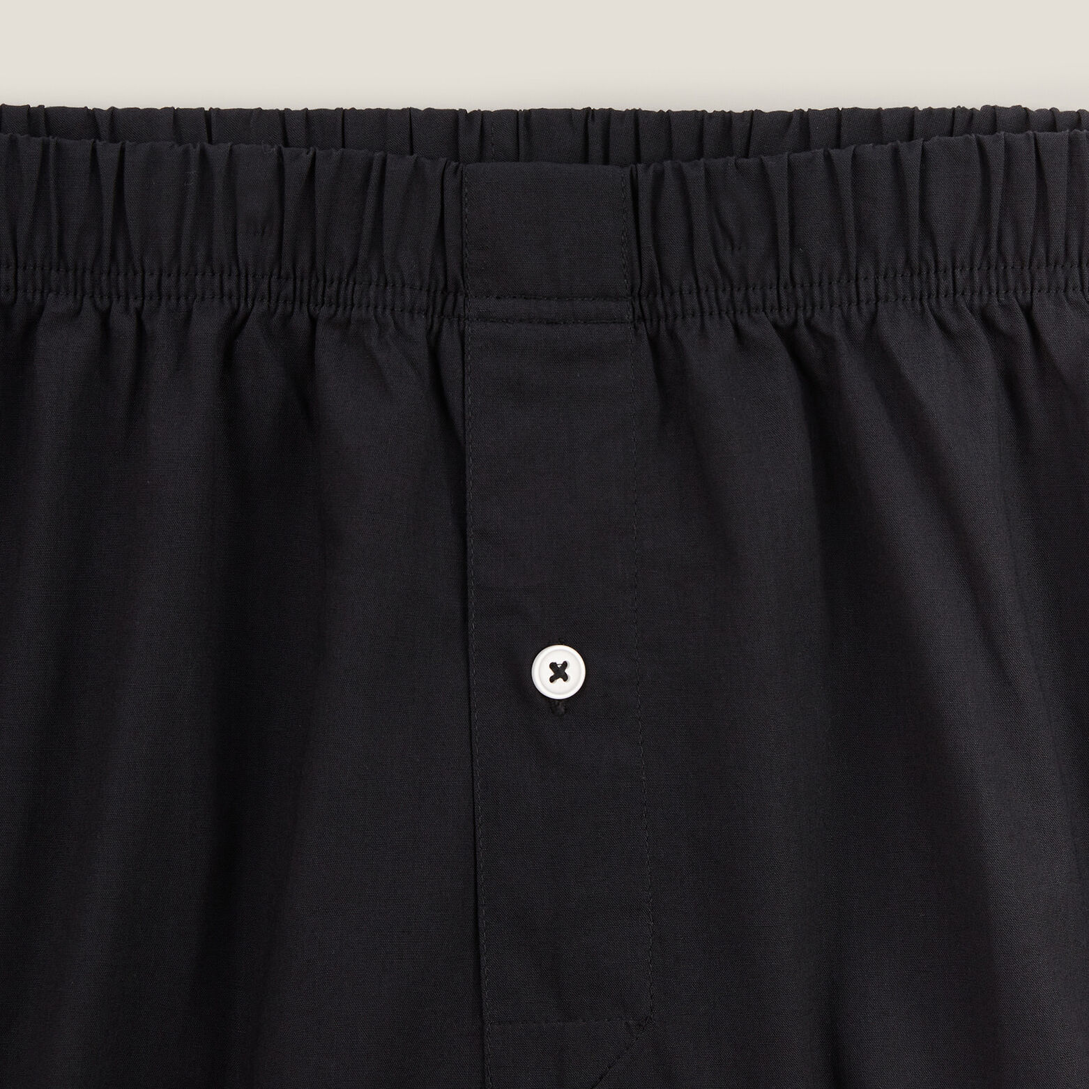 Effen boxershort in biokatoen