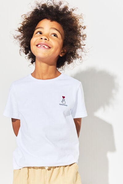 Tee shirt enfant col rond