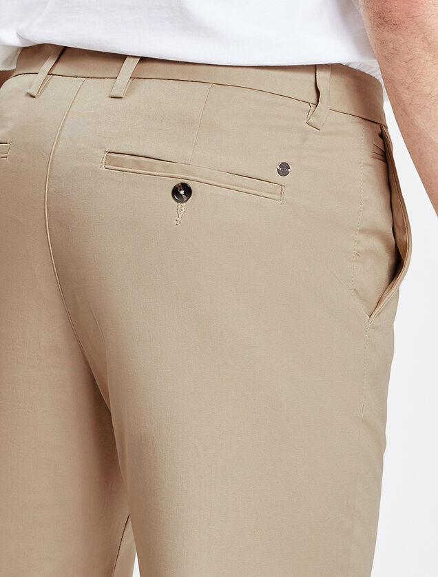 Pantalon chino slim urbain léger