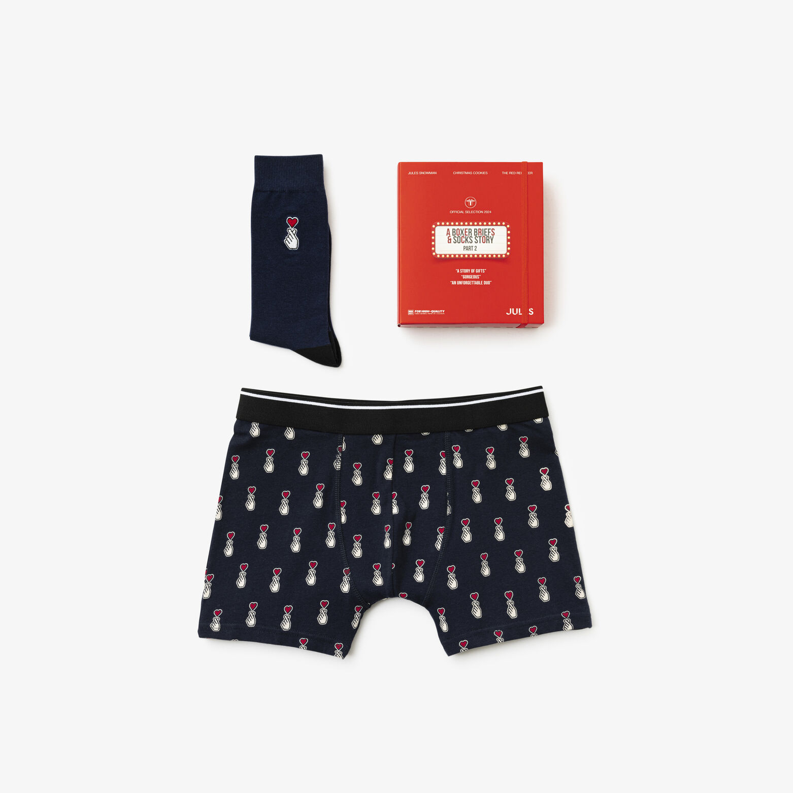 Coffret boxer et chaussettes fantaisies