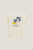 Relax T-shirt met print op voor-en achterkant