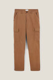 Pantalon cargo droit uni