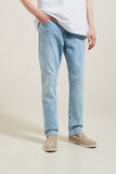 Straight, gebleekte jeans, 3 lengtes