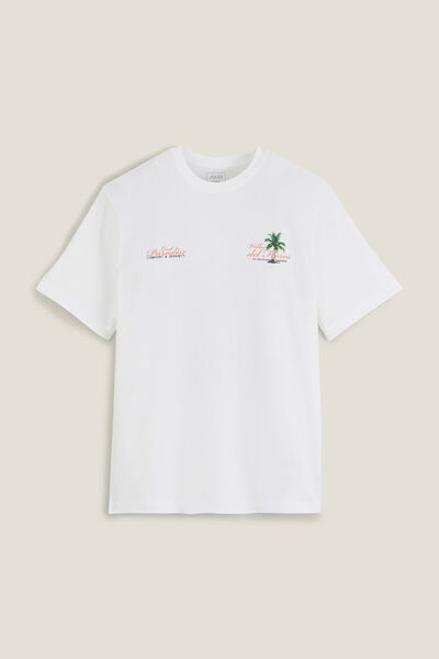 Tee shirt imprimé devant et dos paysage