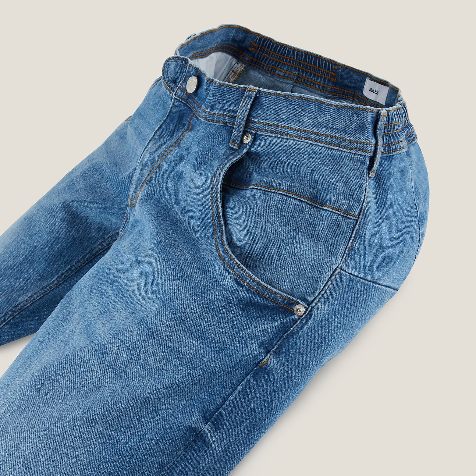 Pantalon Denim Bleu moyen