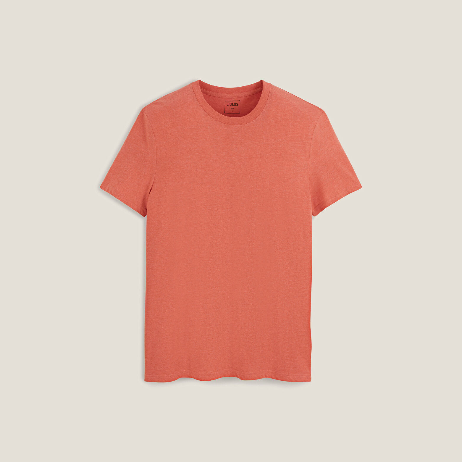 Basic, katoenen T-shirt met ronde hals